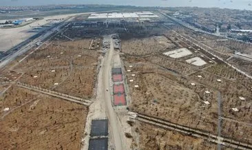 Atatürk Havalimanı Millet Bahçesi’ndeki çalışmalar havadan görüntülendi: Alan binlerce ağaçla kaplandı