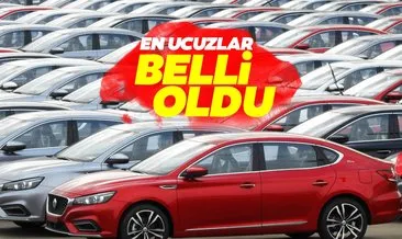 En ucuz sıfır araba fiyatları belli oldu! Kampanyalar güncellendi: İşte 26 markanın en uygunları...