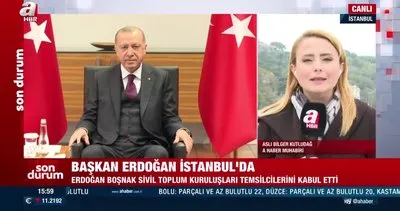 Son Dakika: Başkan Erdoğan İstanbul’da | Boşnak Sivil Toplum Temsilcileriyle görüşüyor