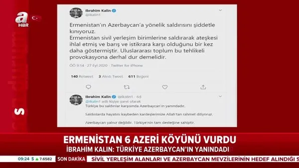 Son dakika haberi: Ermenistan'ın Azerbaycan'a yönelik saldırılarına Türkiye'den tepki | Video