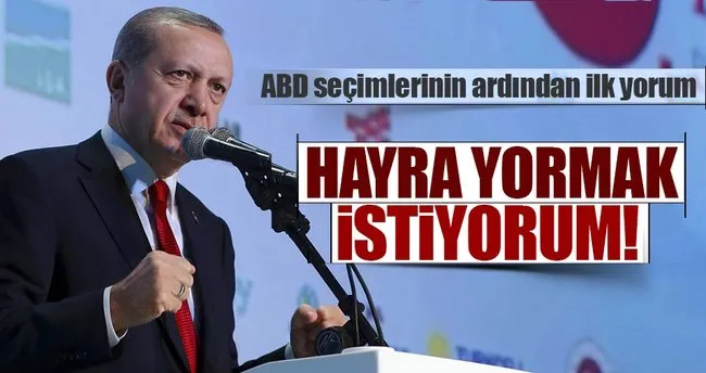 Cumhurbaşkanı Erdoğan: ABD’nin bu tercihini hayra yormak istiyorum