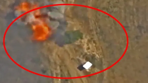 Son dakika haberi... Azerbaycan'ın Ermenistan hedeflerini böyle havaya uçurdu! İntikam saldırısı kamerada | Video