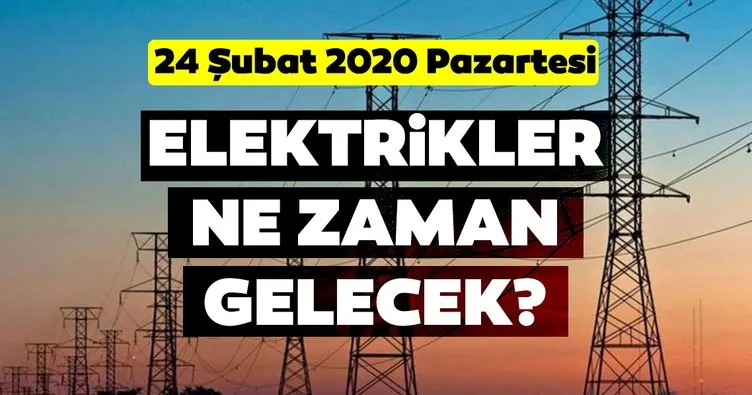 BEDAŞ İstanbul elektrik kesintisi listesi 24 Şubat 2020: İstanbul’da elektrikler ne zaman gelecek?