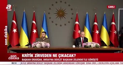 SON DAKİKA | İstanbul’da Başkan Erdoğan-Zelenskiy görüşmesi! Kritik zirve sonrası liderlerden ortak açıklama | Video