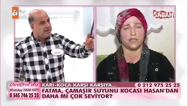 Esra Erol'da 'Çamaşır suyunu benden çok seviyor' deyip gözyaşı döktü!