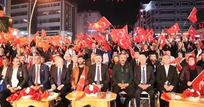 Erzurum’da vatandaşlar 15 Temmuz programında meydanları doldurdu #erzurum