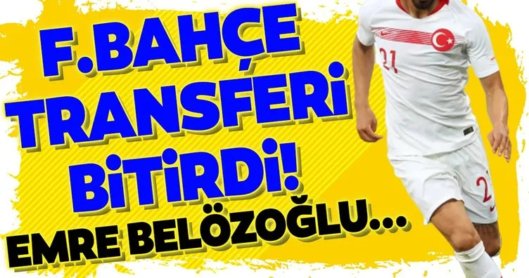 Fenerbahçe transferi bitirdi! Emre Belözoğlu...