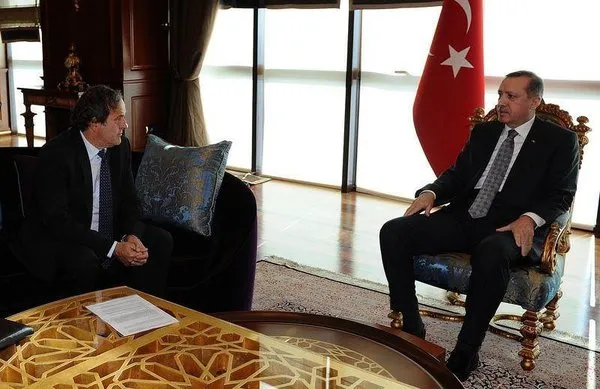 Erdoğan - Platini görüşmesi