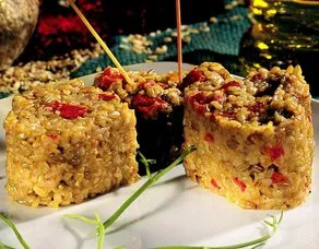 Közlenmiş Biberli Firik Pilavı