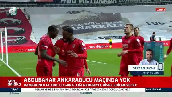 Aboubakar'ın durumu belli oldu! Ankaragücü maçında forma giyecek mi?