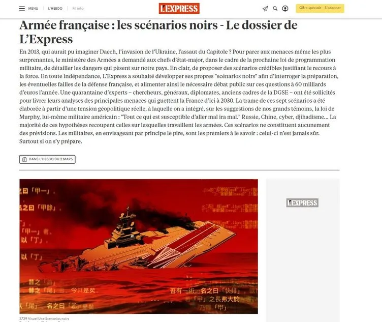 Fransız dergiden 5 savaş senaryosu! Yunanistan Fransa’ya sığınacak: Türkiye ile ilgili küstah ifadeler