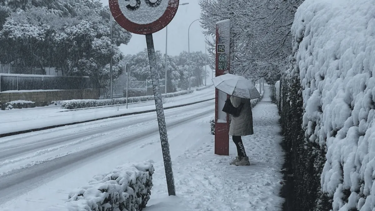 İspanya’da kar fırtınası alarmı