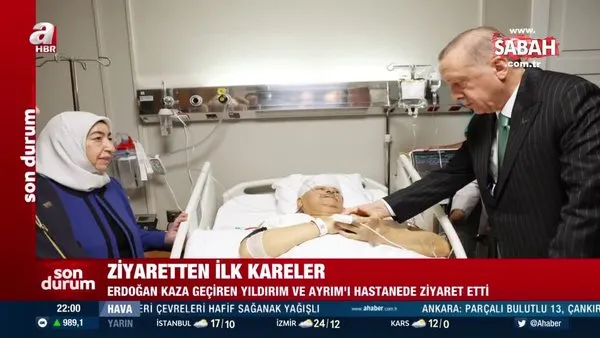 Son dakika | Binali Yıldırım'ı taşıyan ambulans uçak İstanbul'a indi! Başkan Erdoğan'dan Yıldırım ve Ayrım'a ziyaret | Video