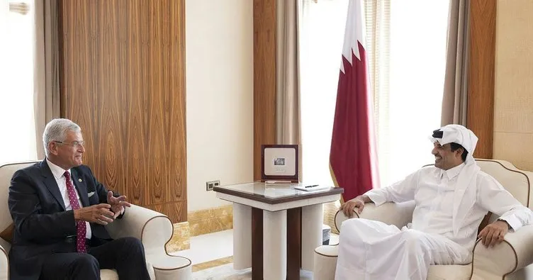 Volkan Bozkır Katar Emiri ile görüştü