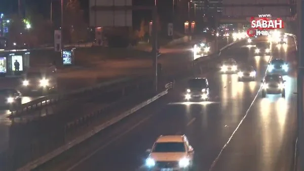 İstanbul'da sokağa çıkma kısıtlaması sona erdi, yollarda hareketlilik başladı | Video
