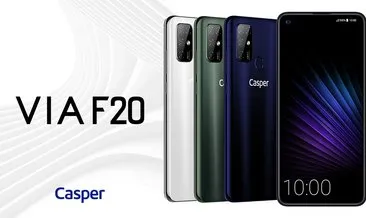 Casper’ın ilk yerli telefonu VIA F20 piyasada