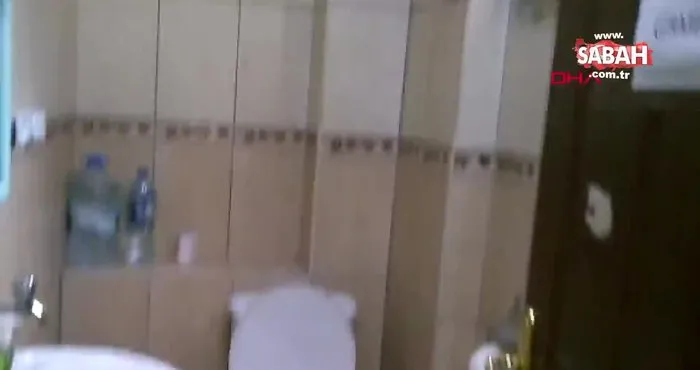 Kocaeli’de güvenlik kameralarını fark edince yakalanmamak için başına poşet geçirdi | Video