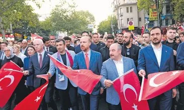 İstanbul şehitlerini andı #istanbul