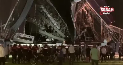 Son dakika haberi: İzmir’de feci olay! Tarkan’ın konser vereceği sahne yıkıldı | Video