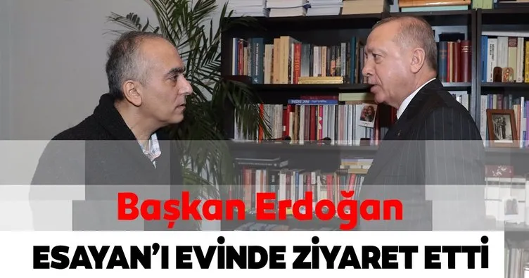 Başkan Erdoğan Markar Eseyan’ı  ziyaret etti