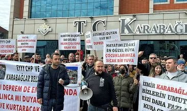 İzmir’de CHP’li belediyeye konut protestosu! Enkaz altında kalınca mı sesimizi duyacaksınız? #izmir