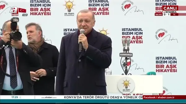 Cumhurbaşkanı Erdoğan, İstanbul Gaziosmanpaşa'da vatandaşlara hitap etti