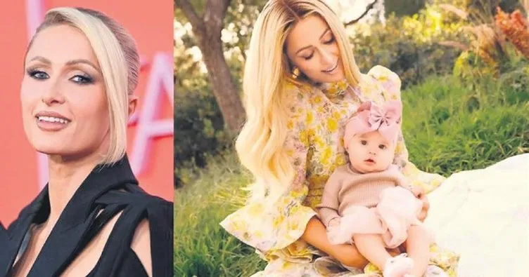 Paris Hilton kızını ilk kez paylaştı