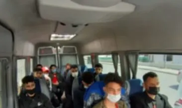 Van’da ’Şok ev’ baskınında 66 kaçak göçmen yakalandı