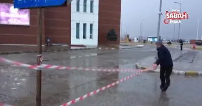 Fırtına otobüs terminalinin çatısını uçurdu
