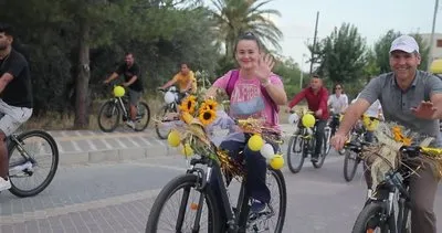 Tarımda farkındalık için pedal çevirdiler #izmir Tarımda farkındalık için pedal çevirdiler #izmir