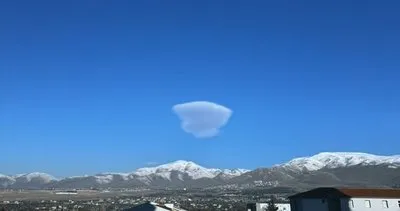 Niğde semalarında UFO görünümlü bulutlar yine ortaya çıktı #nigde