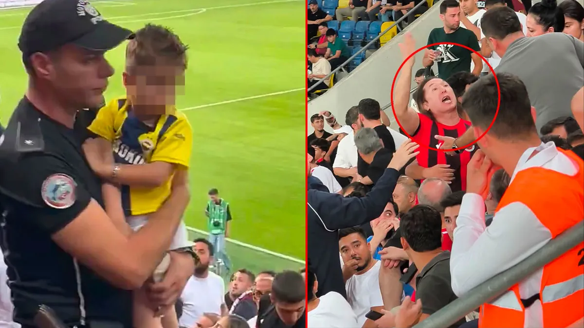 Tribün skandalının ardından duygulandıran diyalog: Komiser yardımcısı o anları anlattı! 'O küçük vücudundaki titreme...' haber görseli