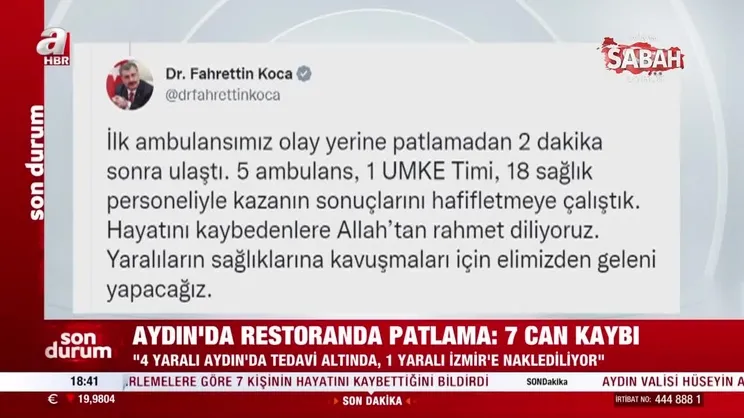 SON DAKİKA | Aydın'daki patlamadan saniyeler önce böyle uyarmış: Kaçak var acil çıkın | Video