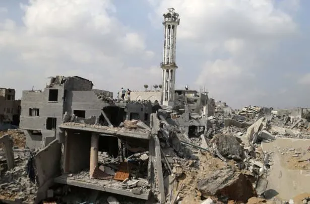 Bombardımanın ardından Gazze