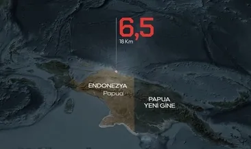 Endonezya’da 6,5 büyüklüğünde sarsıntı