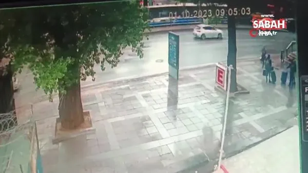 Ankara'daki terör saldırısı girişiminden saniyeler önce yaşananlar kamerada | Video
