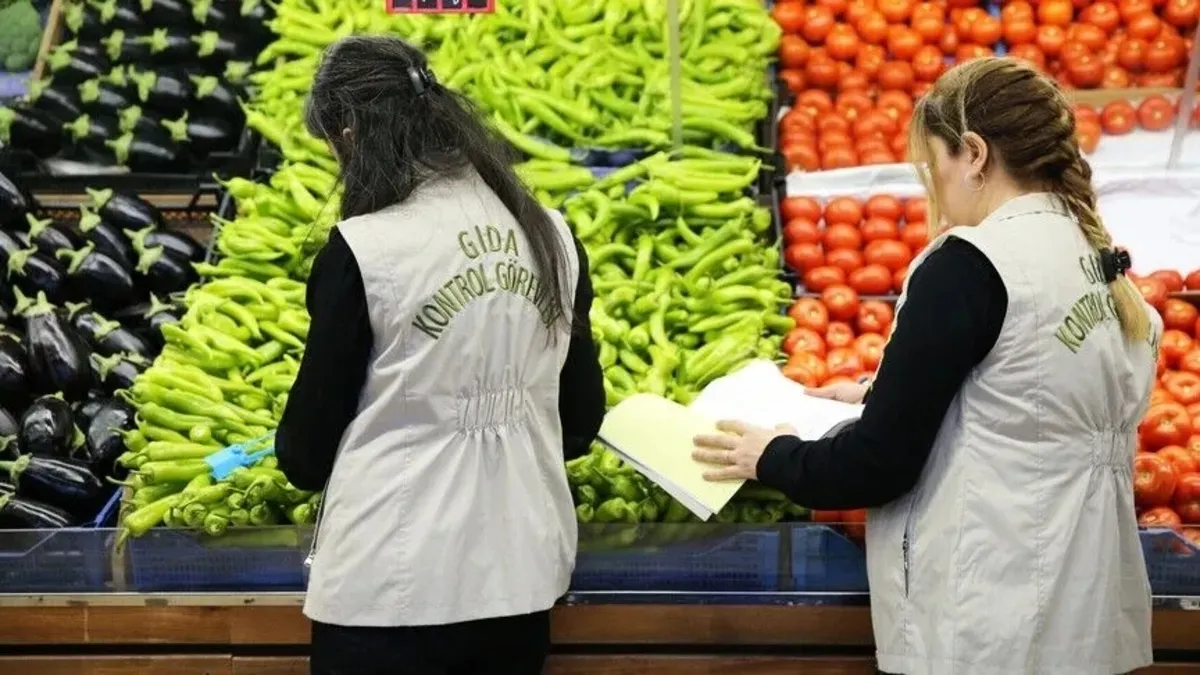 'Pestisit yok' diyen market yakayı ele verdi: 1,1 milyon TL ceza kesildi