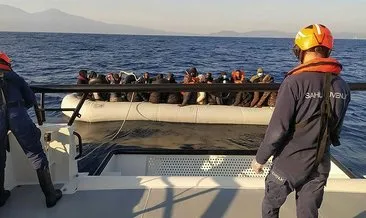 Kuşadası açıklarında 34 düzensiz göçmen kurtarıldı #aydin Kuşadası açıklarında 34 düzensiz göçmen kurtarıldı #aydin