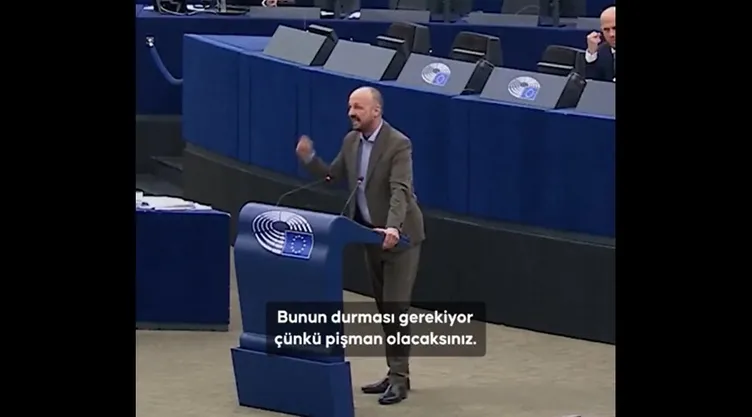 Filistin halkının zulmüne kahkahalarla güldüler! AP milletvekilinden tokat gibi sözler: Kendinizden utanmalısınız!