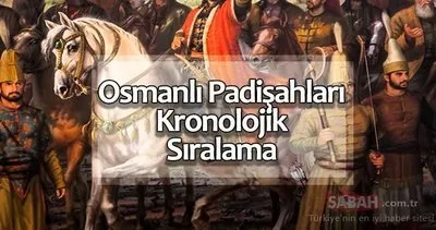 Osmanlı Padişahları - Soy Ağacı Sırasıyla 36 Osmanlı Padişahının İsimleri