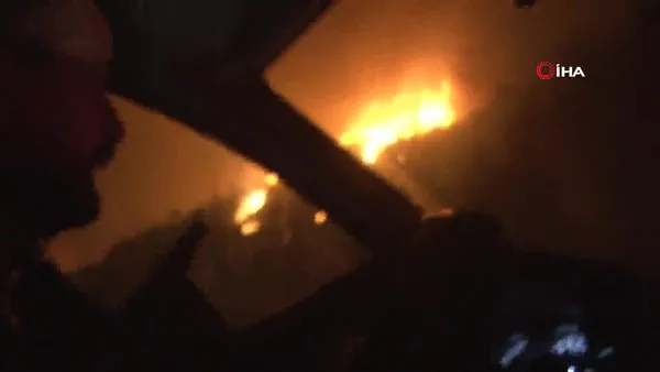 Milas'ta alevler Kemerköy Termik Santrali’ne ulaştı! Korku dolu anlar kameralara yansıdı… | Video