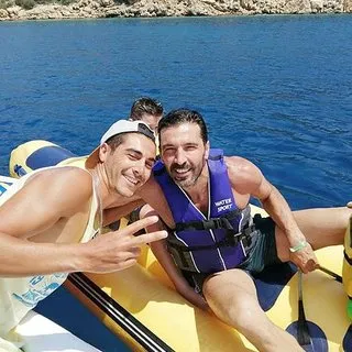 Buffon tatil için Bodrum'da