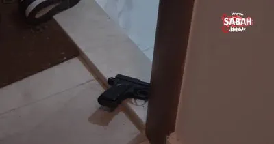 Barışmak için gittiği kız arkadaşı kapıyı açmayınca silahla kendini vurdu | Video