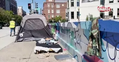 ABD’de binlerce evsiz, kış mevsimini sokaklarda karşılayacak | Video