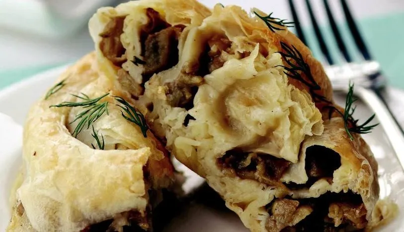 Patlıcanlı Gül Börek Tarifi BöreklerÇörekler ve Poğaçalar Sofra