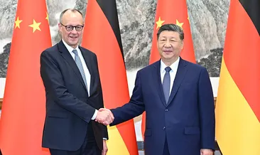 Çin Devlet Başkanı Şi ile Almanya Başbakanı Merz bir araya geldi