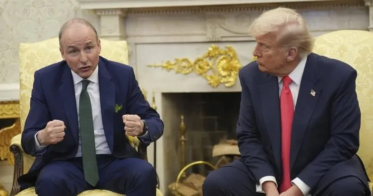 İrlanda Başbakanı Trump’ın yanı başında konuştu: Gazze’de çocuklar öldü