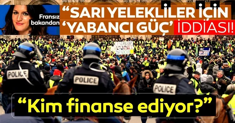 Fransız bakandan sarı yelekliler için 'yabancı güç' iddiası