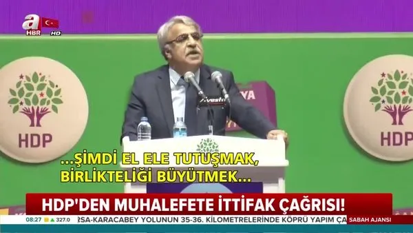 HDP Kongresinde Kılıçdaroğlu'nun sağ kolu teröristler için saygı duruşunda