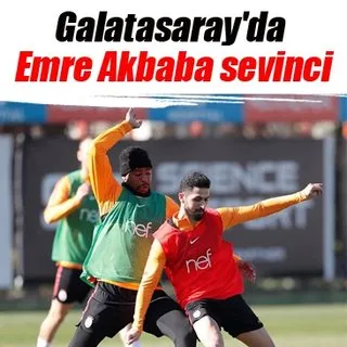 Galatasaray'da Emre Akbaba sevinci